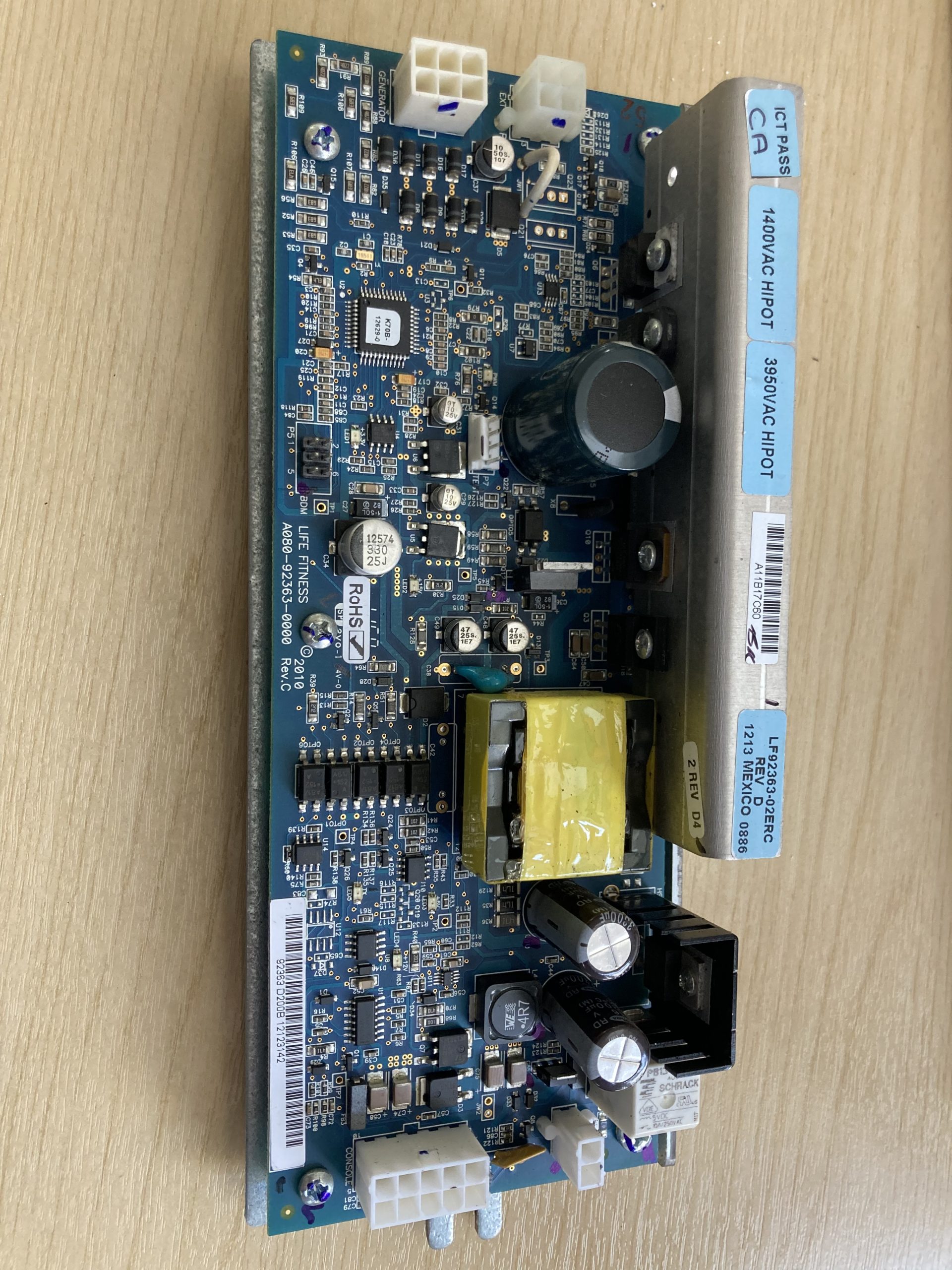 Life Fitness 95x Elliptical Lower Board P/N A080-92363-0000 a105/a106/a107