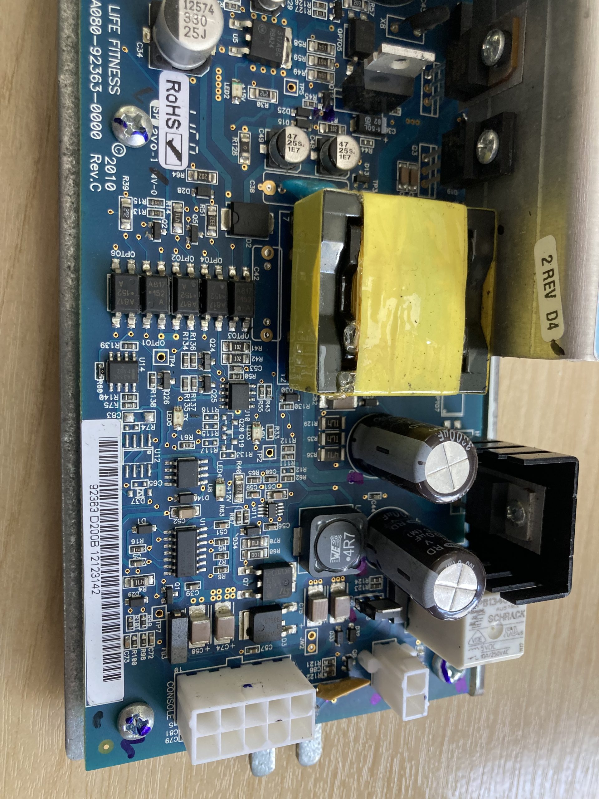 Life Fitness 95x Elliptical Lower Board P/N A080-92363-0000 a105/a106/a107 - Image 3