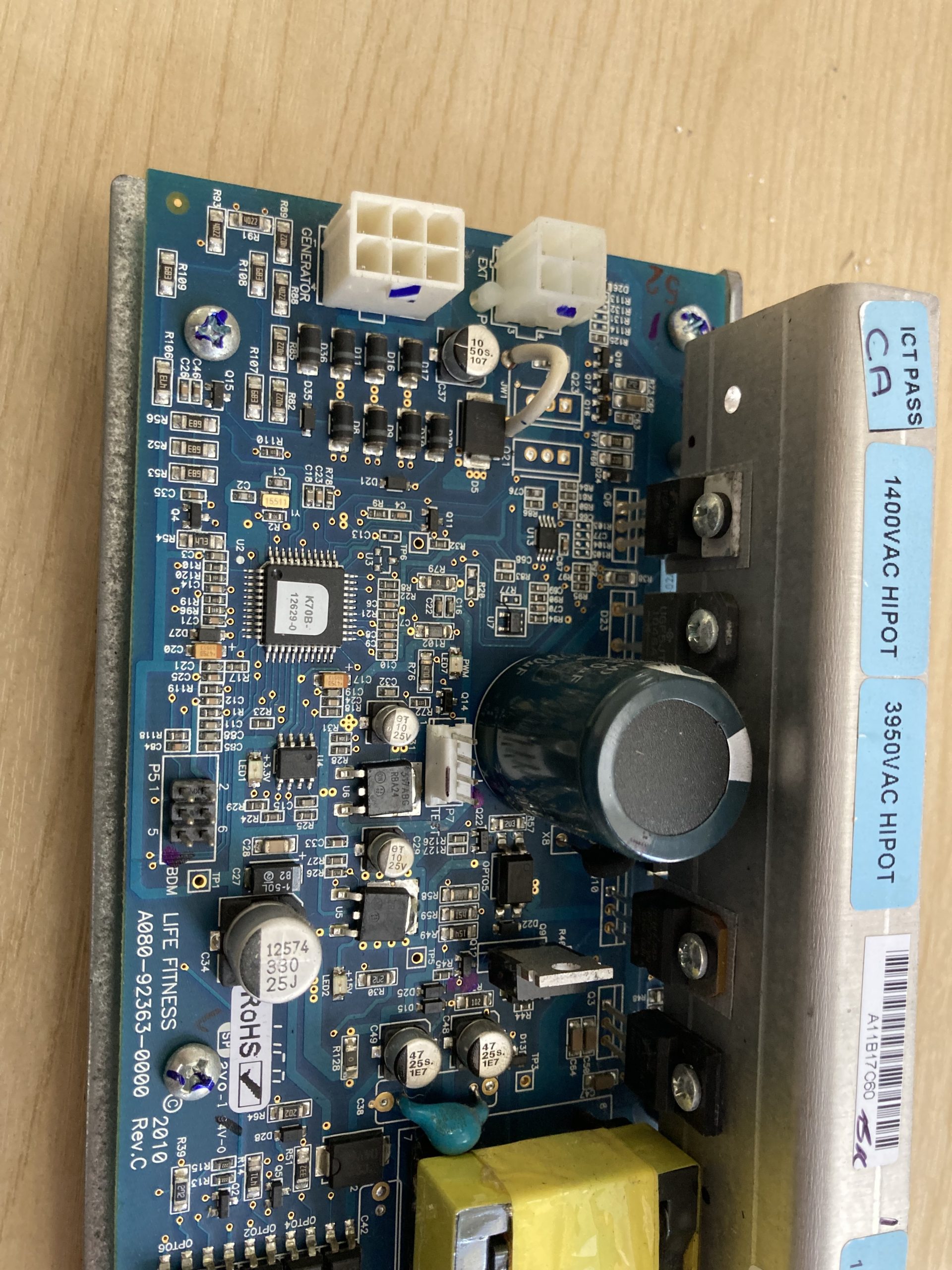 Life Fitness 95x Elliptical Lower Board P/N A080-92363-0000 a105/a106/a107 - Image 2