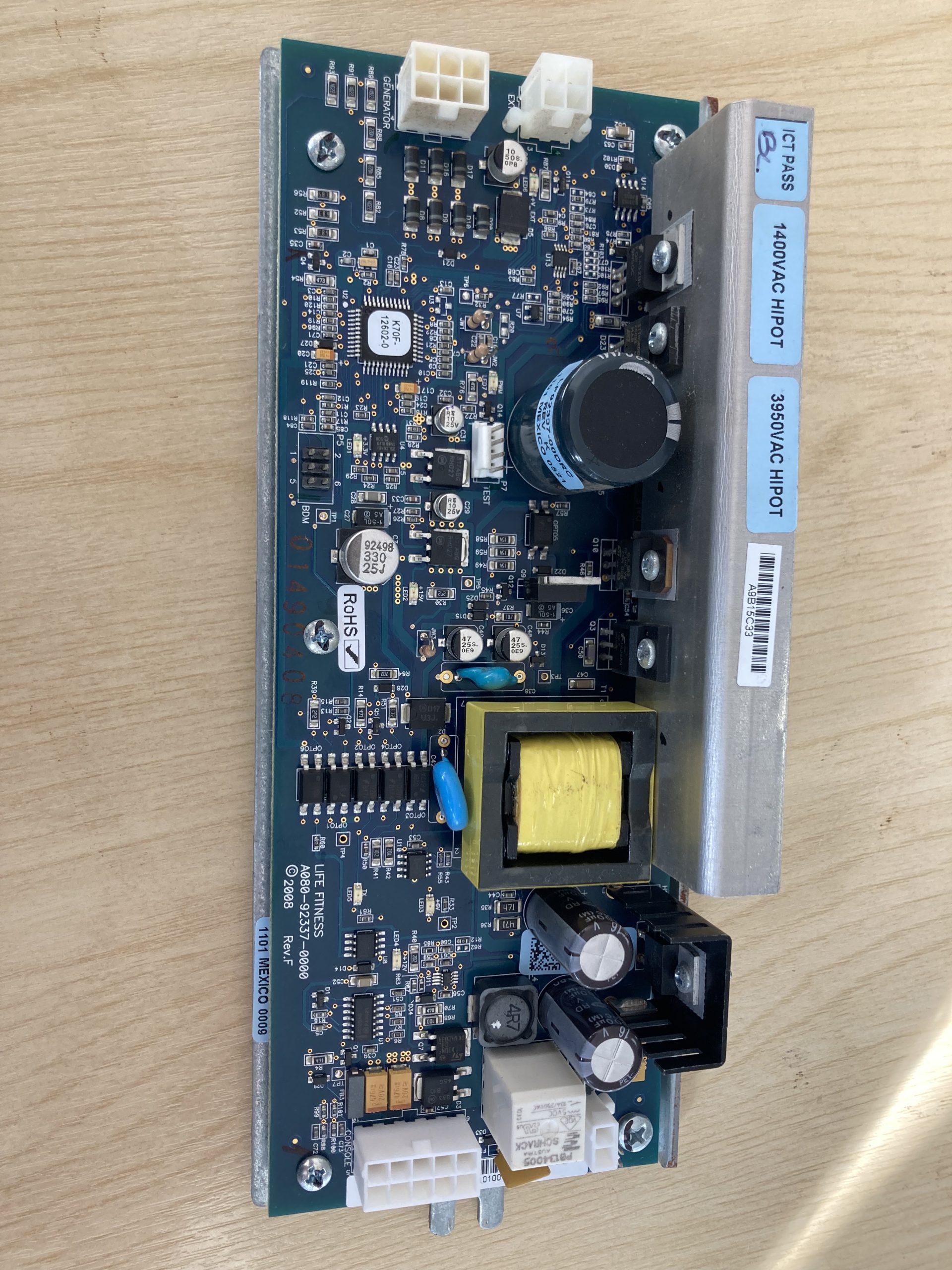 Life Fitness 95x Crosstrainer Control Board A080-92337-0000 B0080/B0081/B0082/B0083/B0095/B0122/B0123/B0124/A137 - Image 3