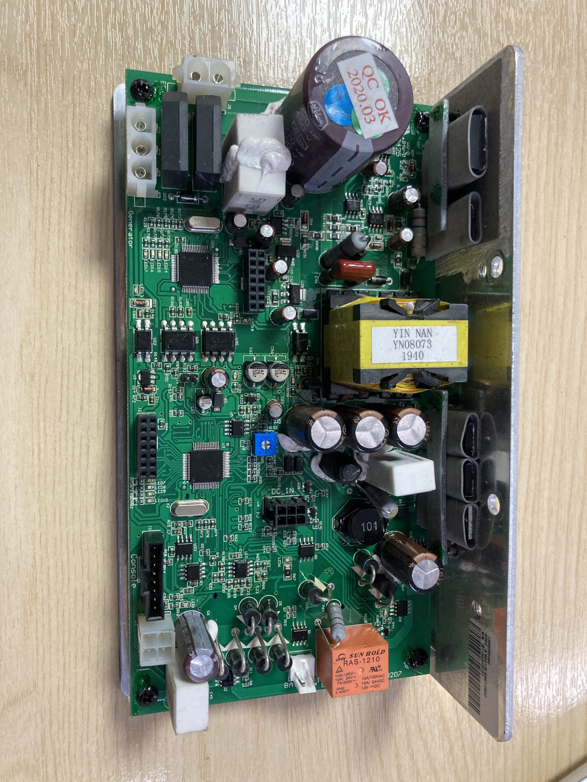 MATRIX FITNESS UPRIGHT CYCLE LOWER MOTOR CONTROL BOARD CONTROLLER 1000230480 B0119