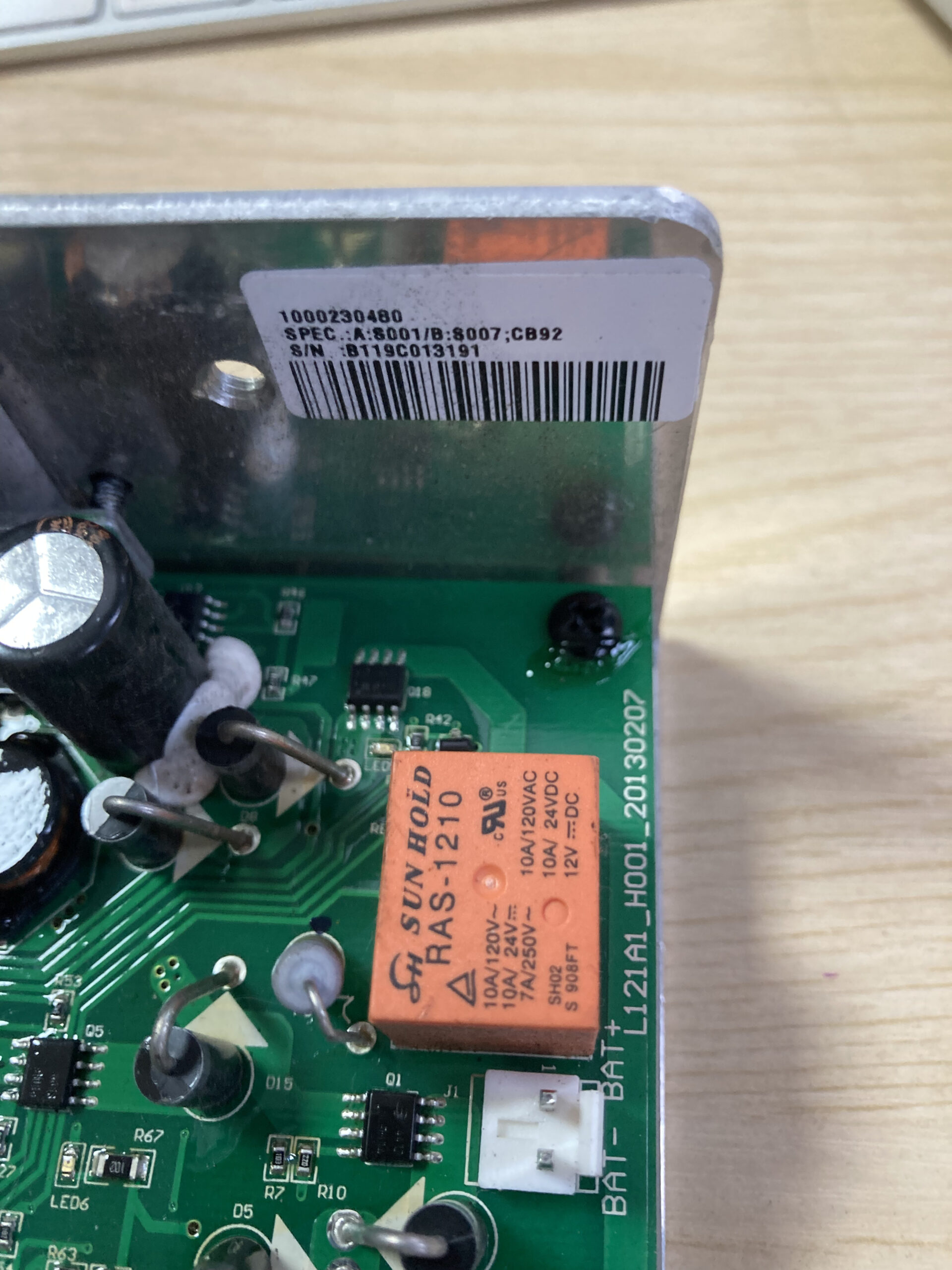 MATRIX FITNESS UPRIGHT CYCLE LOWER MOTOR CONTROL BOARD CONTROLLER 1000230480 B0119 - Image 2